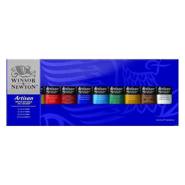 Winsor & Newton Artisan water mix oil color 10x37ml (370 ml) (884955089323)