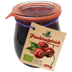 Kiebitzhof Fruchtaufstrich Sauerkirsche im Weckglas bio