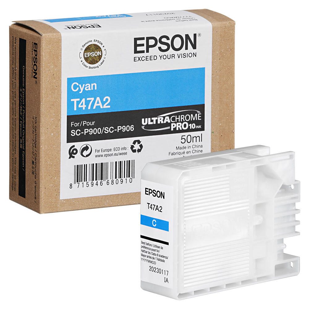 Epson Original Druckerpatrone T47A2 cyan C13T47A200