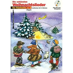 Schott Die schönsten Weihnachtslieder für Klarinette in B - Play-Along