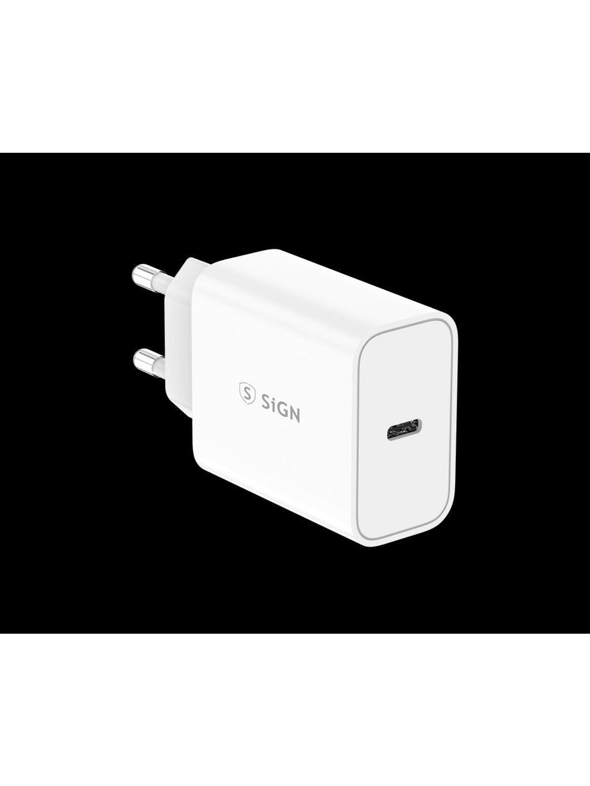 SiGN 45W Charger - USB-C PD - Fast Charging - MacBook Air - iPhone etc. - White