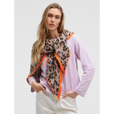 Dreieckstuch SENSES.THE LABEL, Damen, beige, Material: 50% Baumwolle, 50% Polyester, Modetücher
