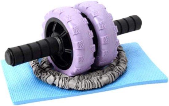 Famanu Bauchmuskelrad Gesundheitsfahrrad für Core-Training - Lila