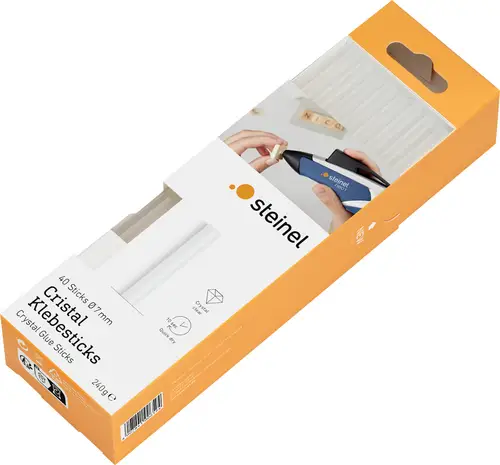 Steinel 006594 Heißklebesticks 7mm 150mm Transparent 240g 40St.