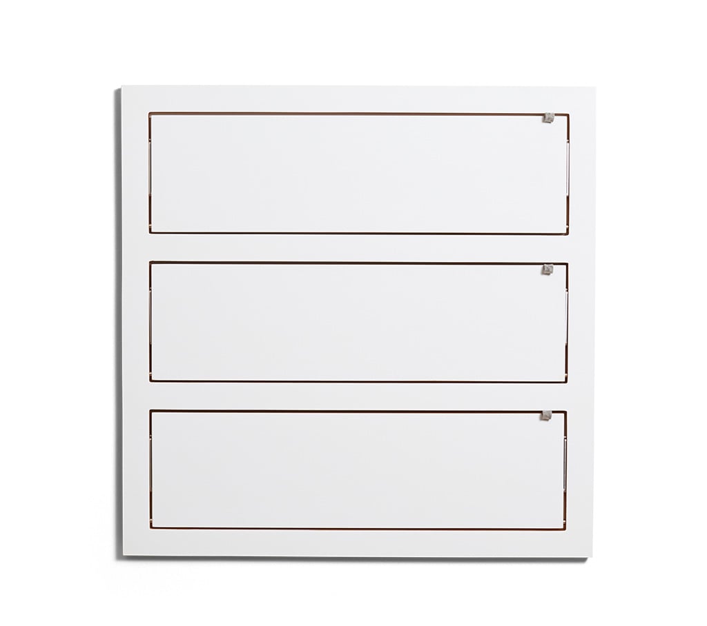 Ambivalenz Fläpps 80x80-3 Schuhregal (weiß) weiß FL260002