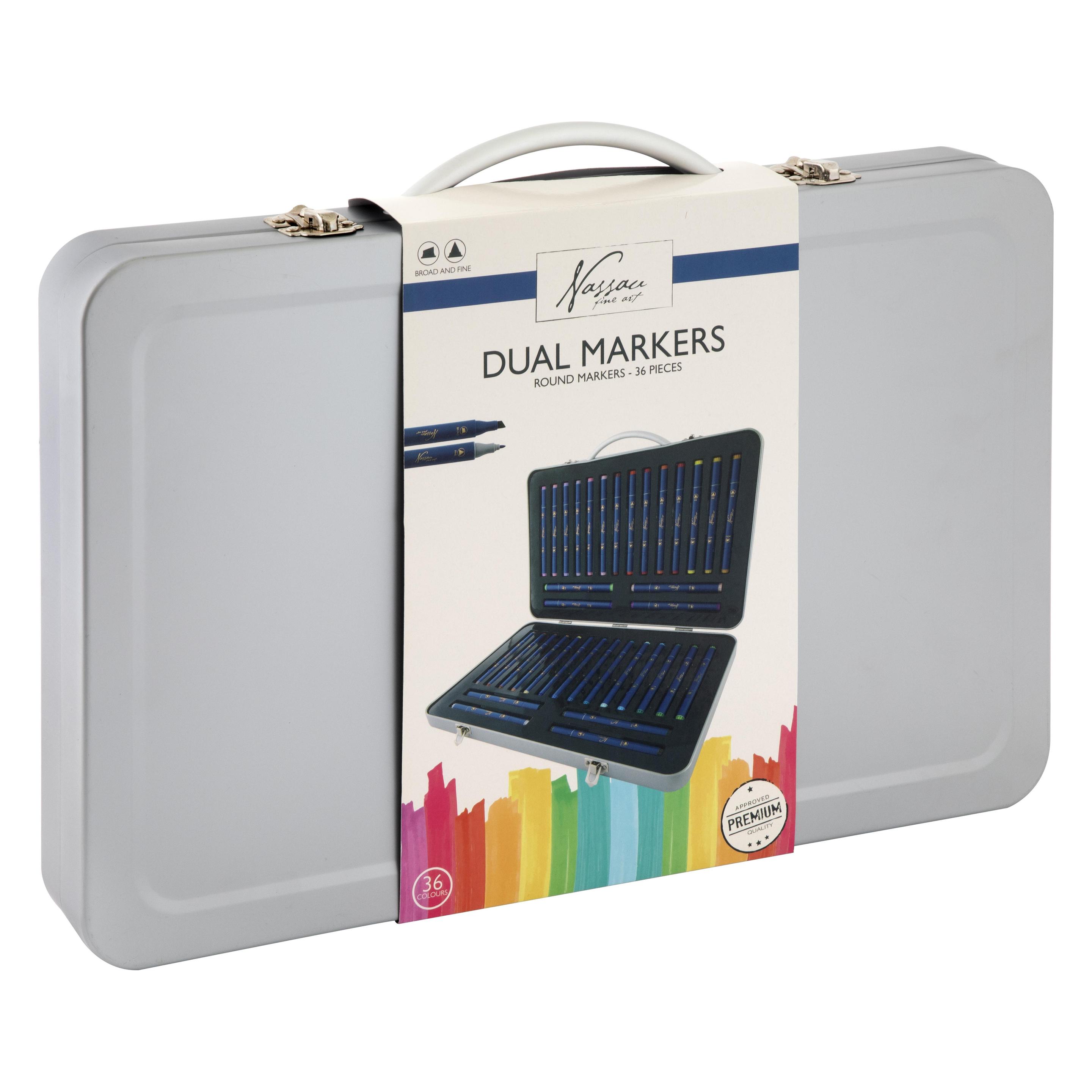 Nassau Round dual markers (36 pcs) (AR0135/GE) (AR0135/GE)
