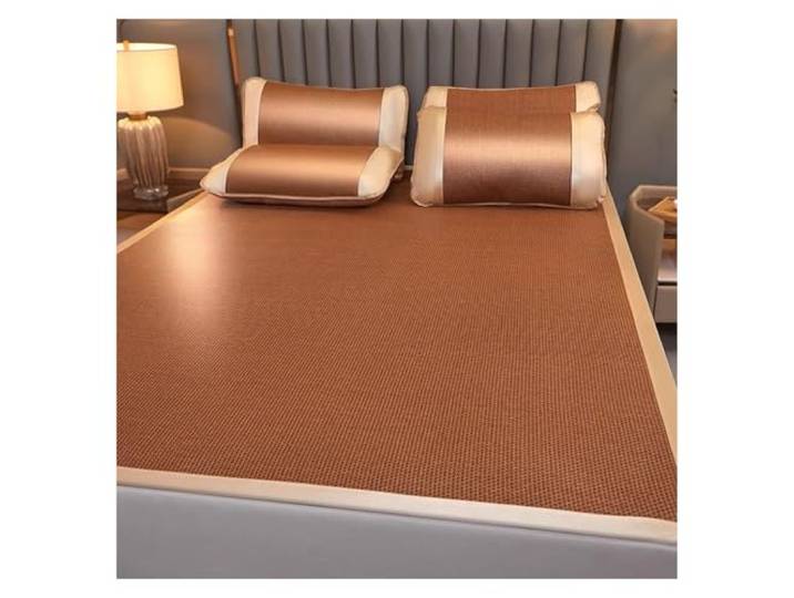 YUAWEGFDR Kühlende Matratzenauflage aus Bambus Mehrfarbige Kühlung in mehreren Größen for den Sommerschlaf(Style-3,150*200cm)