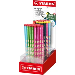Stabilo, Bleistift, Ergonomischer Dreikant-Bleistift  EASYgraph Display. Werkstoff: Karton und Kunststoff, 60 ST (HB, 60x)