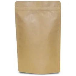 VEPATIM 100x Standbodenbeutel Kraftpapier braun ALU-FREI 160x270x100mm 750ml