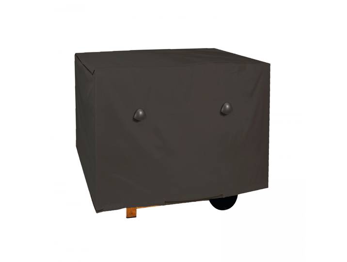 Oviala - Housse barbecue noire 110x58x60 cm