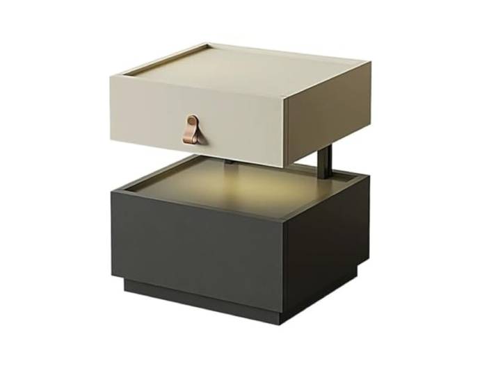 Kg2bVw9dP Nachttisch Mit Lampe ausgestatteter Schlafzimmer-Aufbewahrungsschrank Modern Nachttisch ﻿