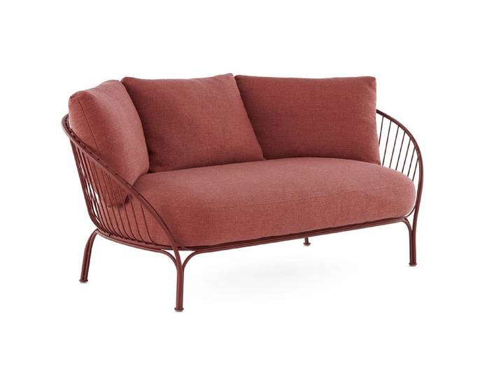 Kartell HI RAY SOFA Ziegelrot