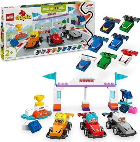 LEGO DUPLO 10445 F1 Team Rennautos mit Rennfahrern