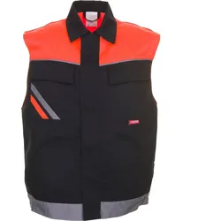 Arbeitsweste "VISLINE" - XS - schwarz/orange/zink