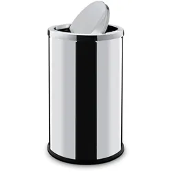 Schwingdeckeleimer, 18 l, Edelstahl glänzend
