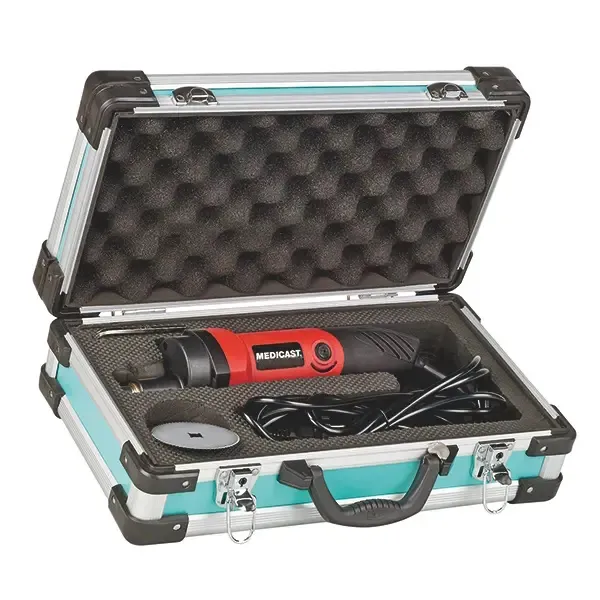 Servoprax GmbH Gipssäge Medicast, oszillierend, 2 Sägeblättern 65 mm drm. für Gips oder Kunststoffgips, im Koffer I58894-N
