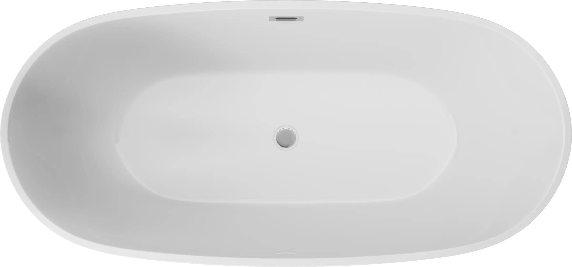 Badewanne Ovale freistehende Acryl - 160 cm