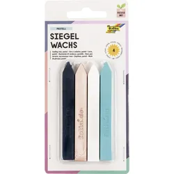 folia Siegel-Set marine, rosa, weiß, perlmint