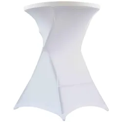 Oviala Business Stehtischhusse weiß 110x80 cm - Oviala