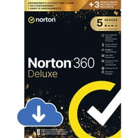 360 Deluxe, Sicherheit, Datensicherung-Software Deutsch, 15 Monate / 5 Geräte ESD