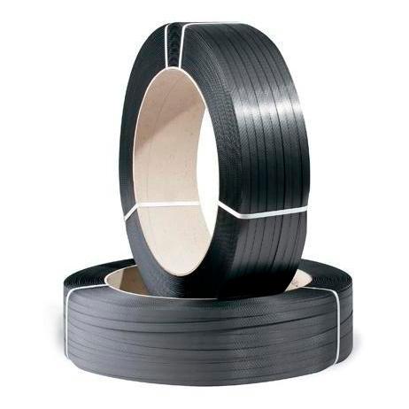 Transpak Umreifungsband Bandbreite16xStärke0,5mm Länge 2000m PP schwarz Kerndurchmesser 406mm (7650124)
