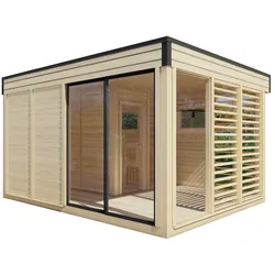 Wolff Finnhaus Saunahaus Paradiso 4x3 (2-Raum) Paradiso 4x3 (2-Raum)