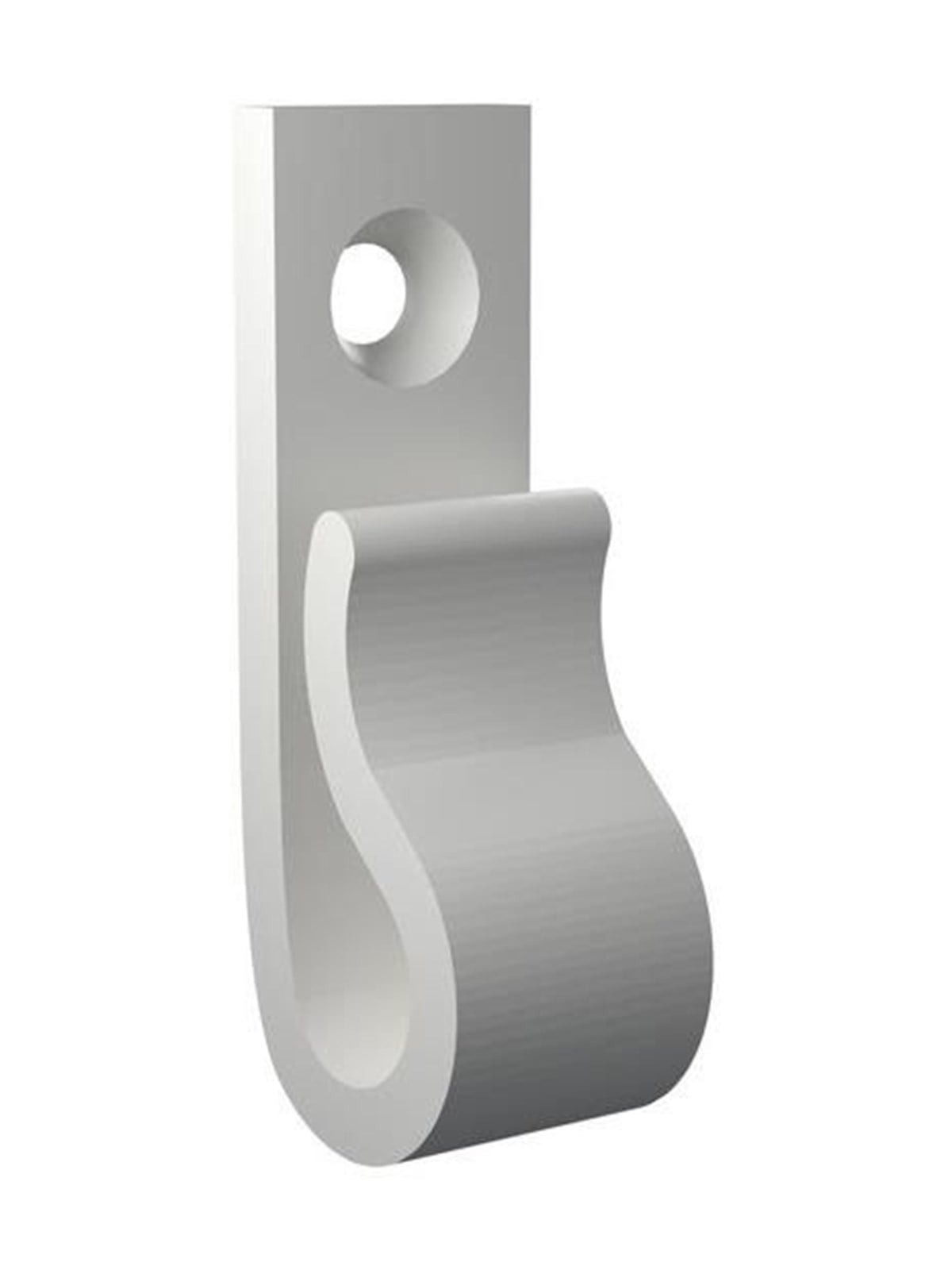 Light Solutions Lichterketten-Clips - Haken mit Schraubmontage - Weiß - 20 Stk