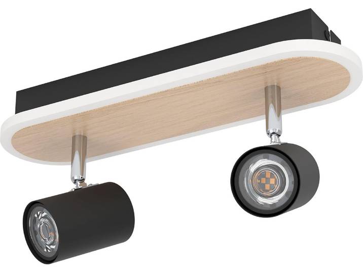 EGLO RIMBOCCHI\, éclairage LED\, 1500 lumens\, 220-240 V\, noir\, marron