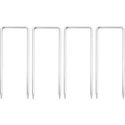 4er-Set Fixiernagel für Trampolin MCW-B34, Erdnagel Hering Erdspieß für Gartentrampolin Minitrampolin