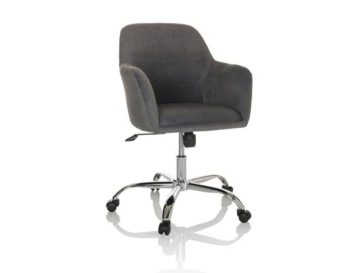 hjh OFFICE Chaise de Bureau SOLAO 300 Tissu Chaise pivotante réglable en Hauteur avec Rembourrage d'assise Souple\, 719229\, Vert foncé