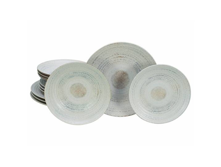 Creatable Tafelservice Neapel Offwhite, Creme, Keramik, 12-teilig, stapelbar, Geschirr, Geschirrsets, Tafelservice