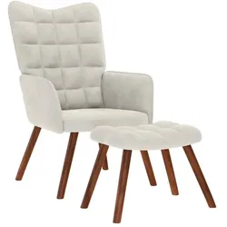 vidaXL, Sessel, Olmenos (mit Hocker)