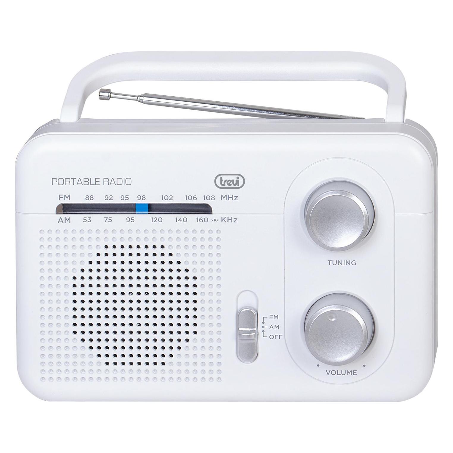 Trevi RA 7F64 Portable Analog Weiss (AM, FM) (0RA7F6401)