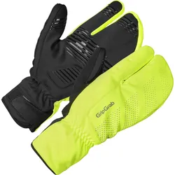Ride Winddichte Deep Winter Lobster Handschuhe gelb / S