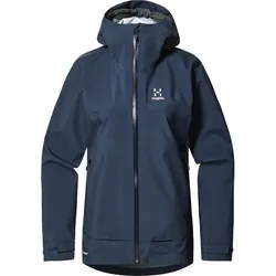 Haglöfs Damen Front Proof Regenjacke - S - Tarn Blue
