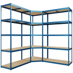 CLP 3er Regalsystem   Farbe: blau