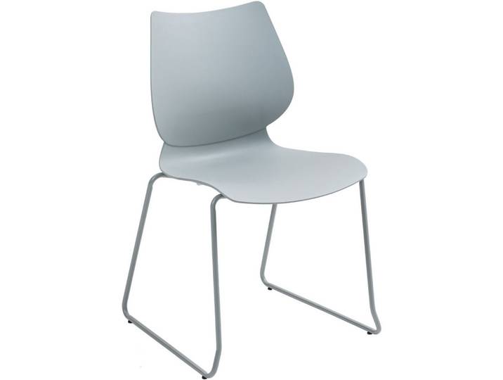 furnicato Stuhl Besucher- & Konferenzstuhl Houma 86x47x50 cm grau (1 St)
