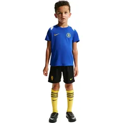 NIKE FC Chelsea London Academy Pro Dri-FIT Trainingsshirt Kinder 452 - bright blue/midwest gold L (116-122 cm)