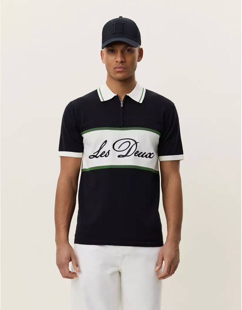 LES DEUX - Polo Shirt, für Herren, Black, Größe M