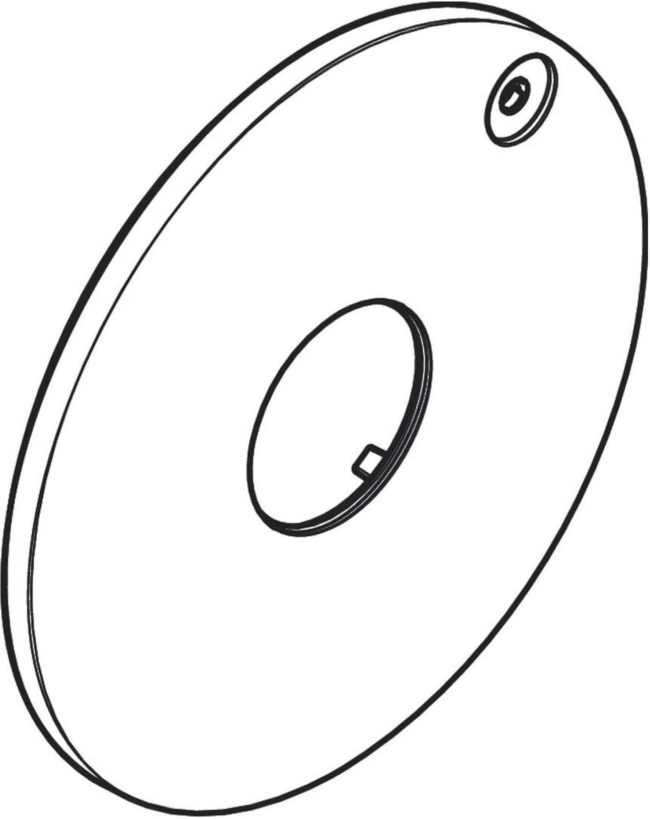 Hansgrohe Rosette DuoTurn S 1 Verbraucher MSW (94923670)