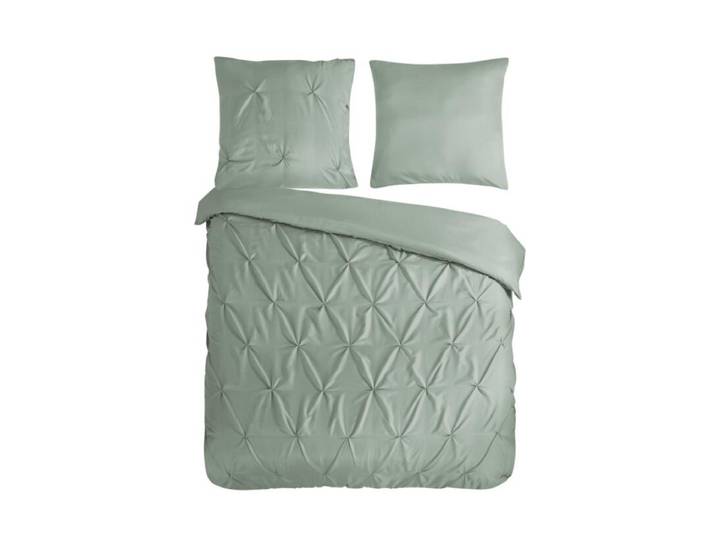Pure Dekbedovertrek Elegance - Groen - (200x220 cm) - 100% Polyester