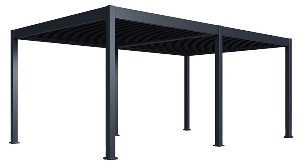 Paragon Outdoor Grand Tuscan 1220 Aluminium Pergola mit Lamellendach 4x6 m