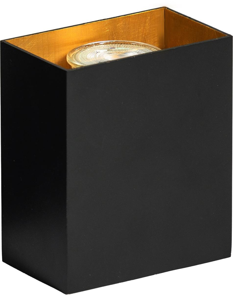 Wandspot Minke up or down 1x GU10 - zwart/goud