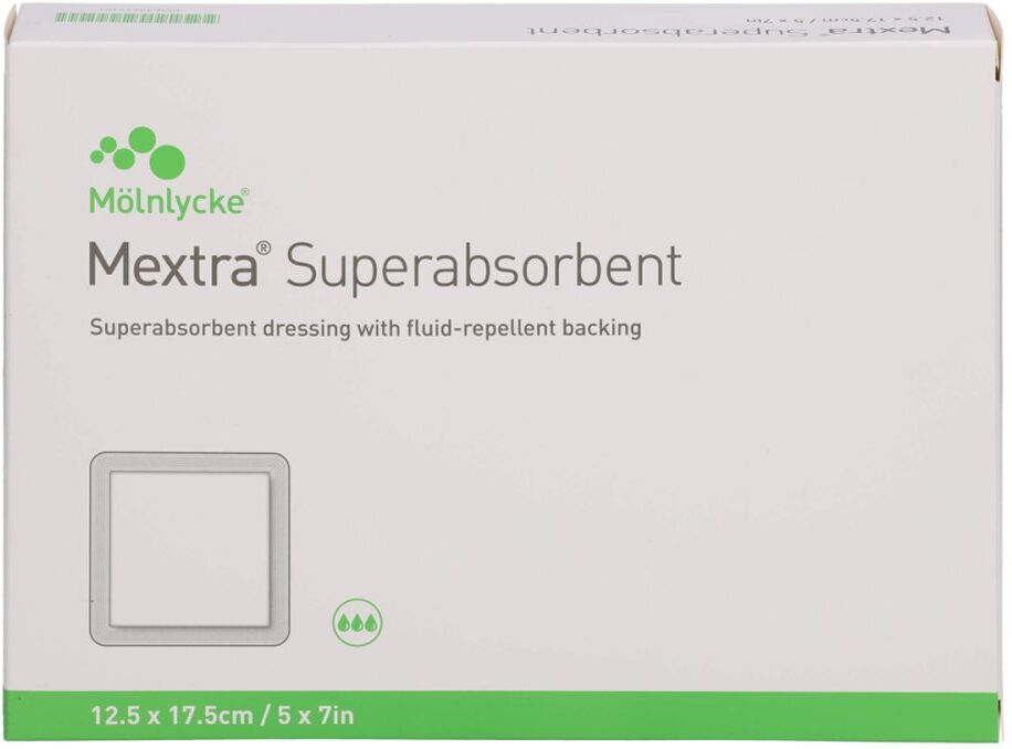 Mextra Superabsorbent Verband 12,5x17,5 cm
