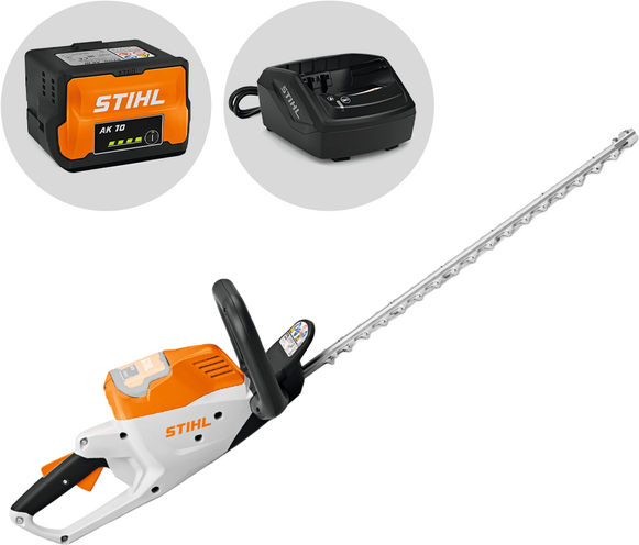 STIHL HSA 50 - Tagliasiepi con batteria AK 10 - 36V 2Ah - Lama 50cm