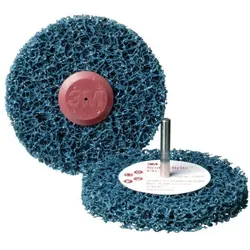 3M, Schleifmittel, Grobreinigungsscheibe blau,mit (Extra coarse)