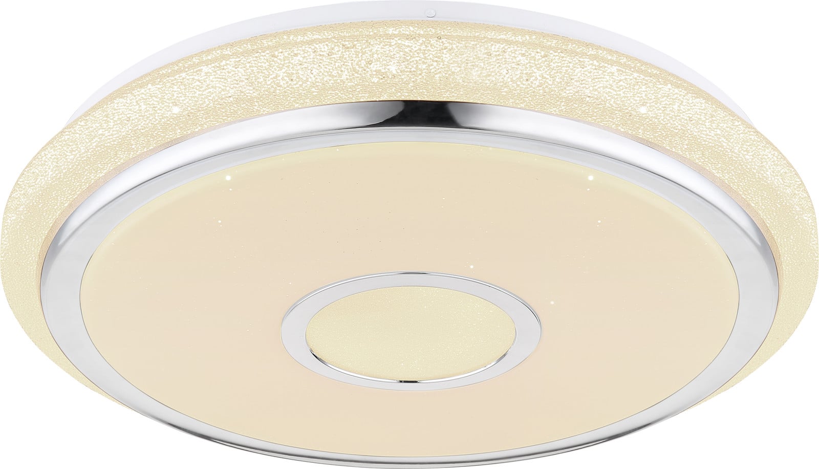 Globo Lighting Plafonniere Dani, wit, rond, Ø 50 cm, instelbaar
