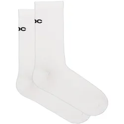 Poc, Herren, Sportsocken, Cadence Road Long Socks (43 - 45), Weiss