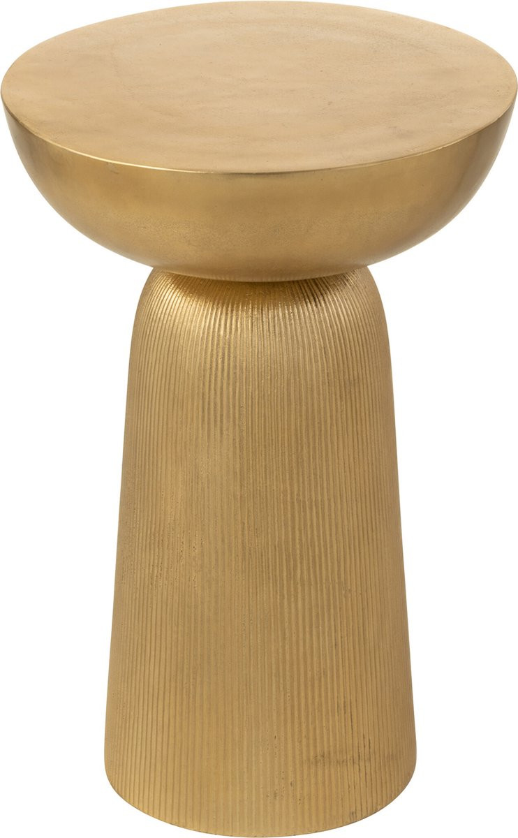 J-Line bijzettafel Louane aluminium goud