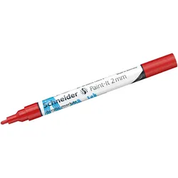 Schneider Acrylmarker Paint-It 310 2mm rot Packung mit 5 Stück